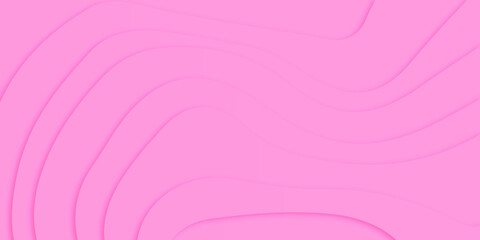 Papercut abstract background with pink colour smooth gradient vector. abstract volumetric 3d color paper cuted art illustration,  Abstract layout design for brochure and flyer. 