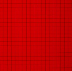 square grid on red paper texture