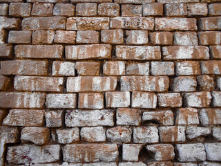 scary texture of brick wall. Horror background. Halloween background, mysterious photo