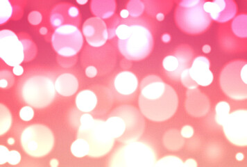 背景素材_イルミネーション_ピンク