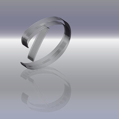 Lichtrand Buchstabe D 2 © Xaver Klaussner