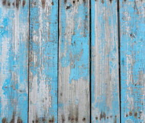 Fototapeta na wymiar blue wood texture and background
