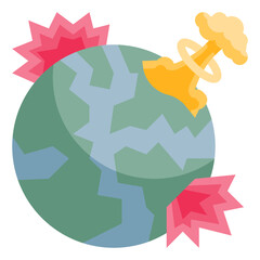 world flat icon