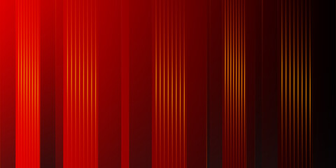 Red background with gold lines