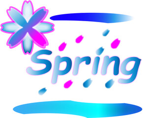 春 ロゴ　季節