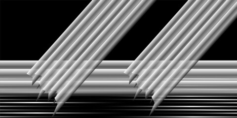 Abstract black and silver background