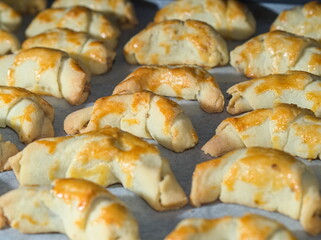 Homemade Walnut Croissants