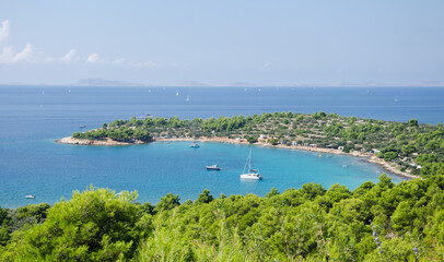 Fototapeta na wymiar Mittelmeerküste von Kroatien