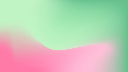 smooth green and pink gradient background to be used as product promotion, feminine, natural, etc