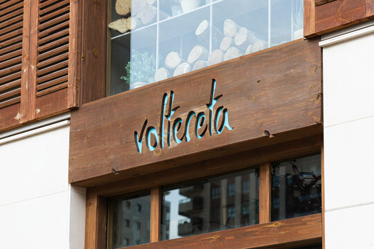 VALENCIA, SPAIN - MARCH 04, 2022: Voltereta Casa is a mixed cuisine restaurant