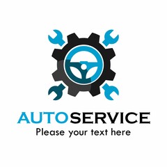 Auto service logo template illustration