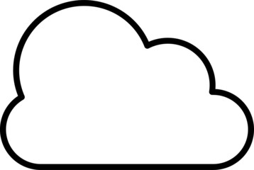 cloud outline icon