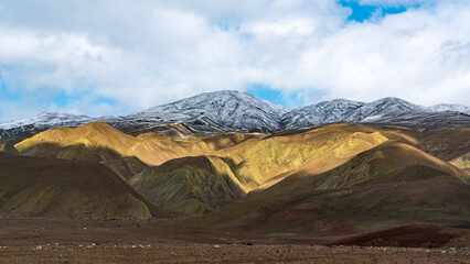Mountain ranges in Azerbaijan Khizi region