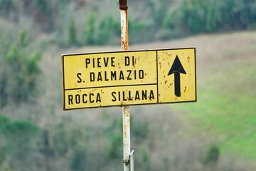 no trespassing sign , image taken in Follonica, grosseto, tuscany, italy , larderello desert