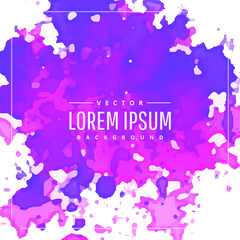 Beautiful abstract background of hand drawn water color spots © rona