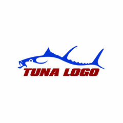 Elegant Tuna Fish Vector Logo 