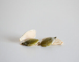 seeds  seed of pumpkin isolated in white background