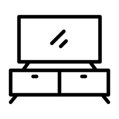 cupboard and tv icon