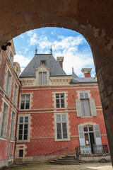Fototapeta na wymiar Centre - Loiret - Chateau de La Bussière - Façade Est
