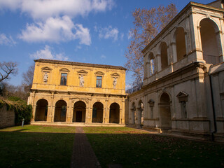 Fototapeta premium Italia, Veneto, Padova. Loggia e Odeo Cornaro del 1534.