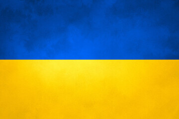 Grunge Ukraine Flag