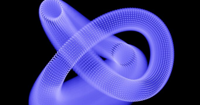 Toroide malla de puntos en 3D