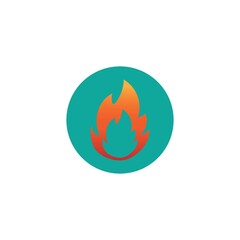 Fire flame vector illustration design template