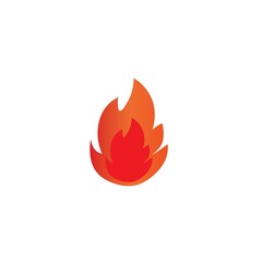 Fire flame vector illustration design template