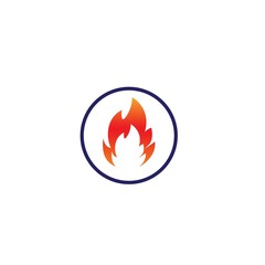 Fire flame vector illustration design template