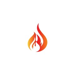 Fire flame vector illustration design template