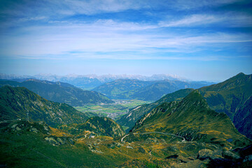 Naklejka premium Mountain landscapes