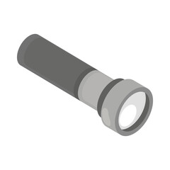 flashlight icon isometric