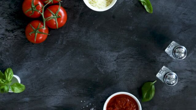 Serving a Tomato and Basil Flatbread