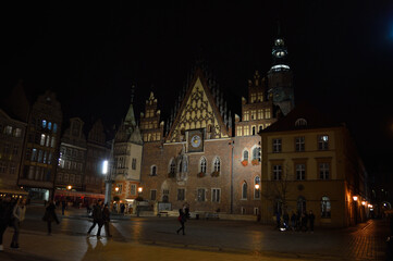 Fototapeta na wymiar Wroclaw Old Town Hall