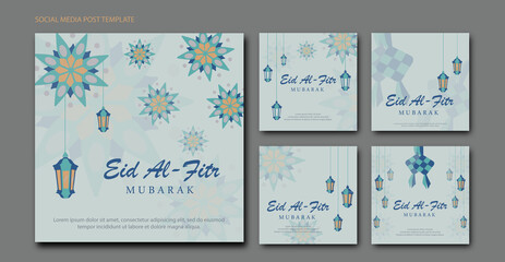 Eid Al Fitr Social Media Post Template