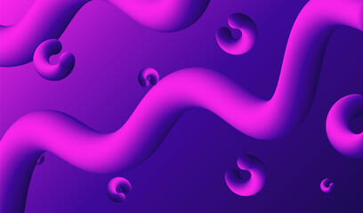 Futuristic Metaverse Background With 3d Fluid Effect