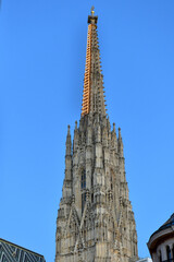 Der Stephansdom in Wien am Abend, Österreich, Europa