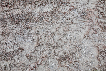Travertine terraces in Pamukkale, Turkey