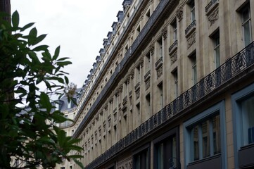 Fototapeta na wymiar immeuble parisien 
