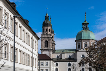 Fototapeta na wymiar Jesuitenkirche in Innsbruck