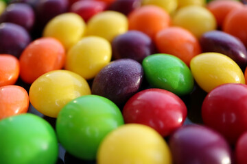 colorful round candy close up background wallpaper