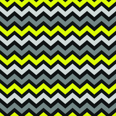zigzag yellow gray and black lines for  print on fabric. vector abstract illustration.  seamless wallpaper. infinite texture for printing on fabric, paper and for textile.