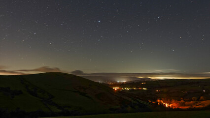 Starry Night Sky - Peak District - England - Derbyshire  