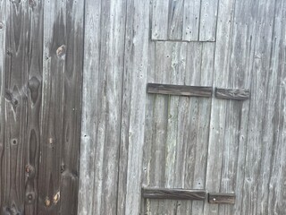 old wooden door