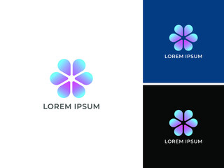 ILLUSTRATION CIRCLE LEAF LOGO DESIGN VECTOR FOR YOUR BUSINESS