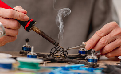 Quadcopter repairing process