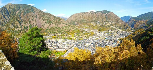Mirador de la Comella en Andorra la vella