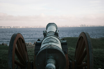 Kronborg castle cannon.