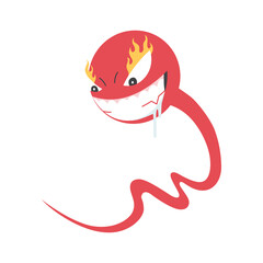 Obraz premium Cyberbullying concept insulting messages, full length. Online harassment with unfriendly mean messages. Social network violence, trolling. Internet abuse