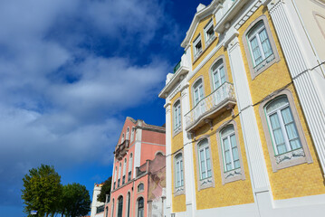 Fototapeta na wymiar Denkmalgeschützte Architektur in Figueira da Foz, Portugal